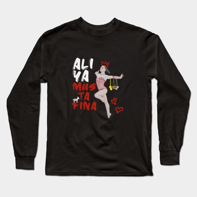 Aliya Mustafina queen Long Sleeve T-Shirt by GymFan